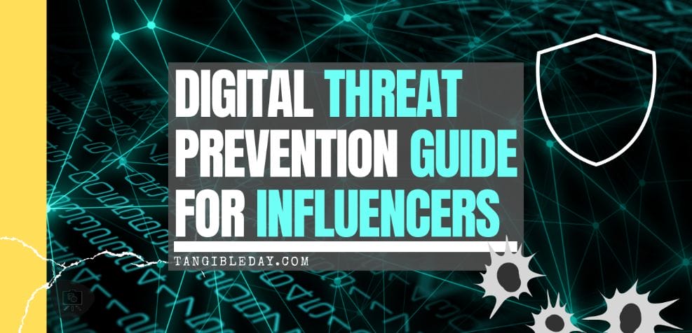 Banner - Digital Threat Prevention Guide for Influencers, Bloggers, and Online Businesses