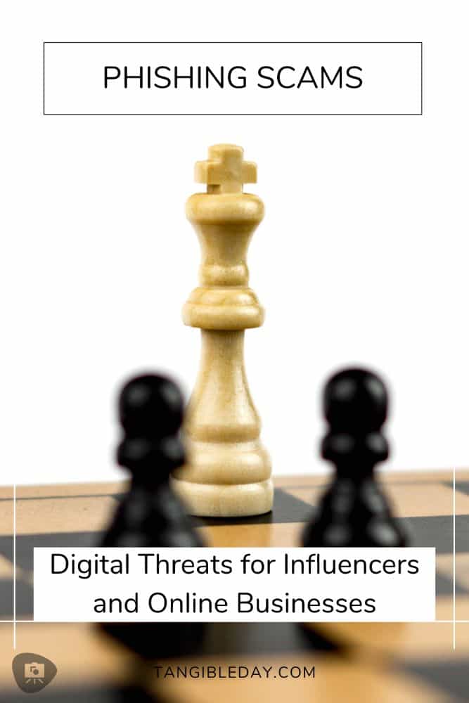 Digital Threat Prevention Guide for Influencers, Bloggers, and Online Businesses - phishing scams 