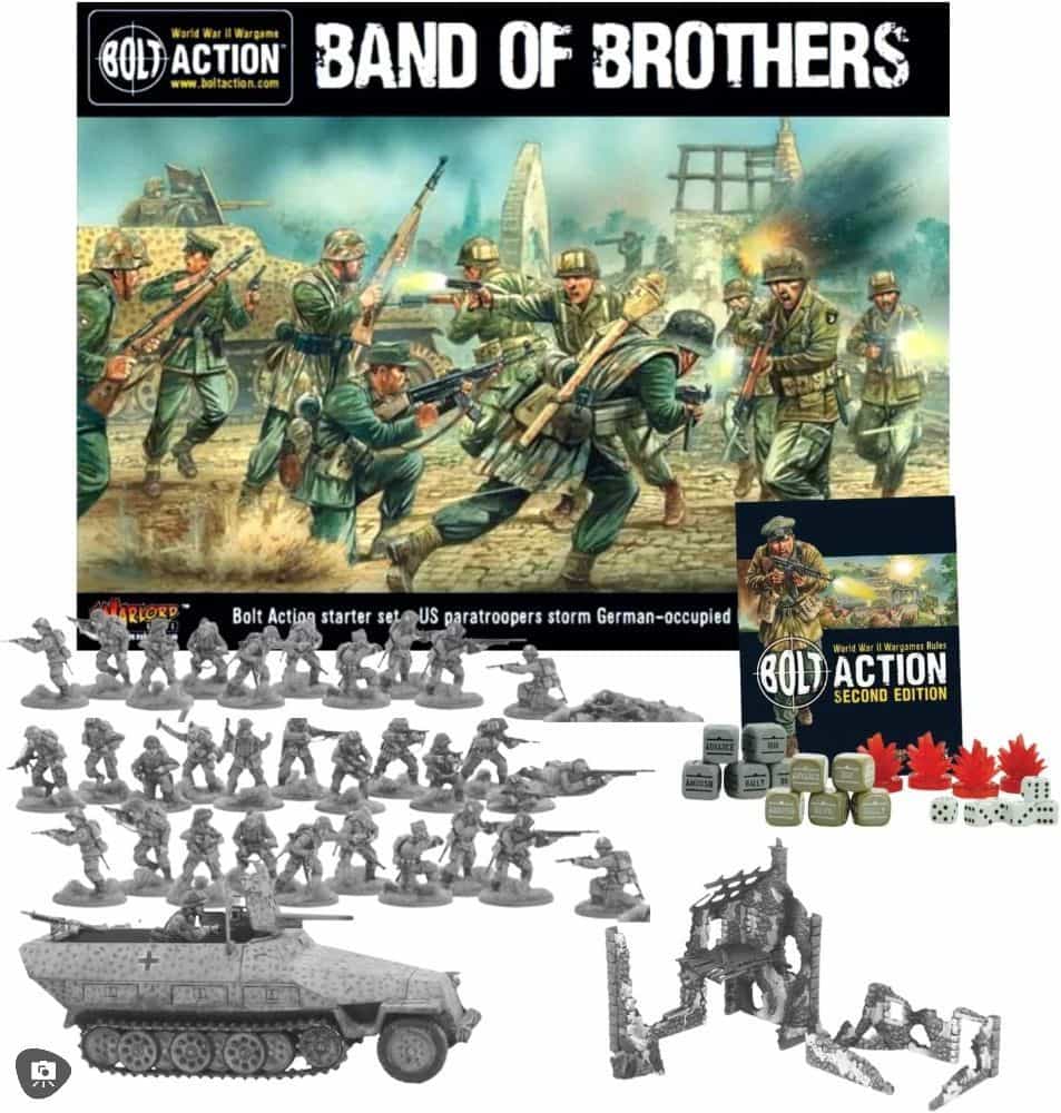 Is historical wargaming dying? Historical miniature gaming popularity - Warlord Games Band of Brothers Bolt Action Starter Set Americans Versus Germany