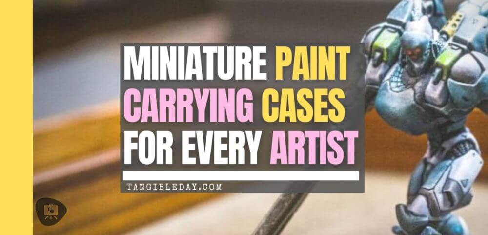 ▷ Paint Carry Case  Miniature Painting Travel Case - GSW