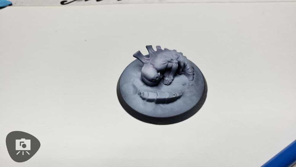 Paul Rubens Oil Paint Review for Miniature Painting - oil paint review paul ruben for painting miniatures - base objective marker for Conquest The Last Argument of Kings