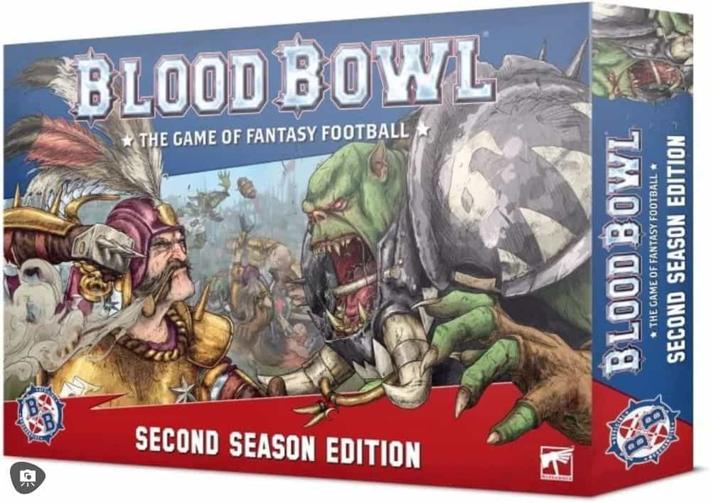 Is historical wargaming dying? Historical miniature gaming popularity - Blood Bowl from Games Workshop box art