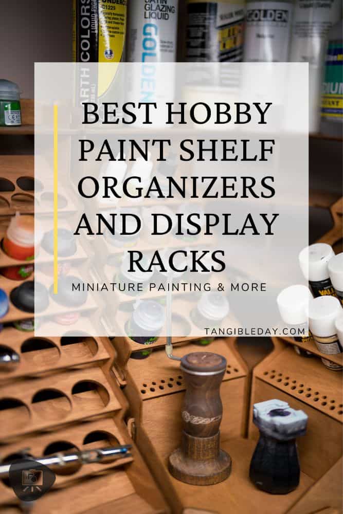 Modular Storage Paint Rack Cabinet Organizer Drawers Miniature GW