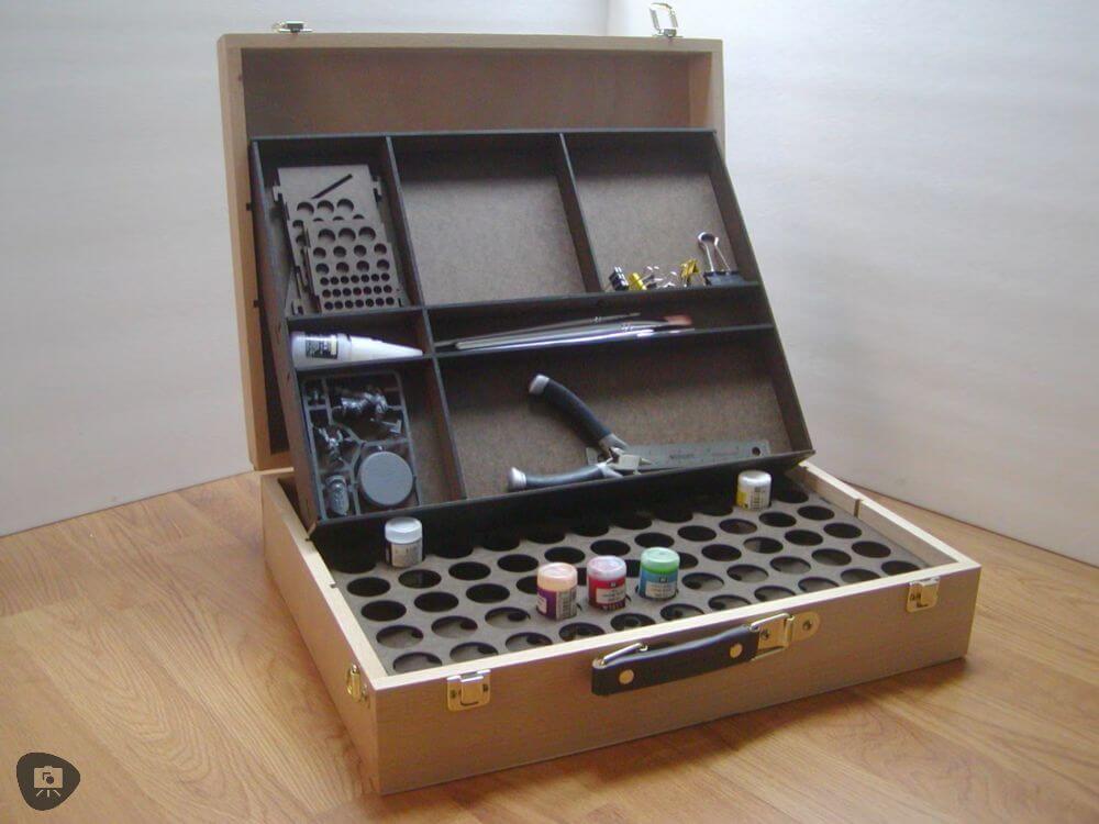 Vallejo or Army Painter Storage and Paint Carry Case