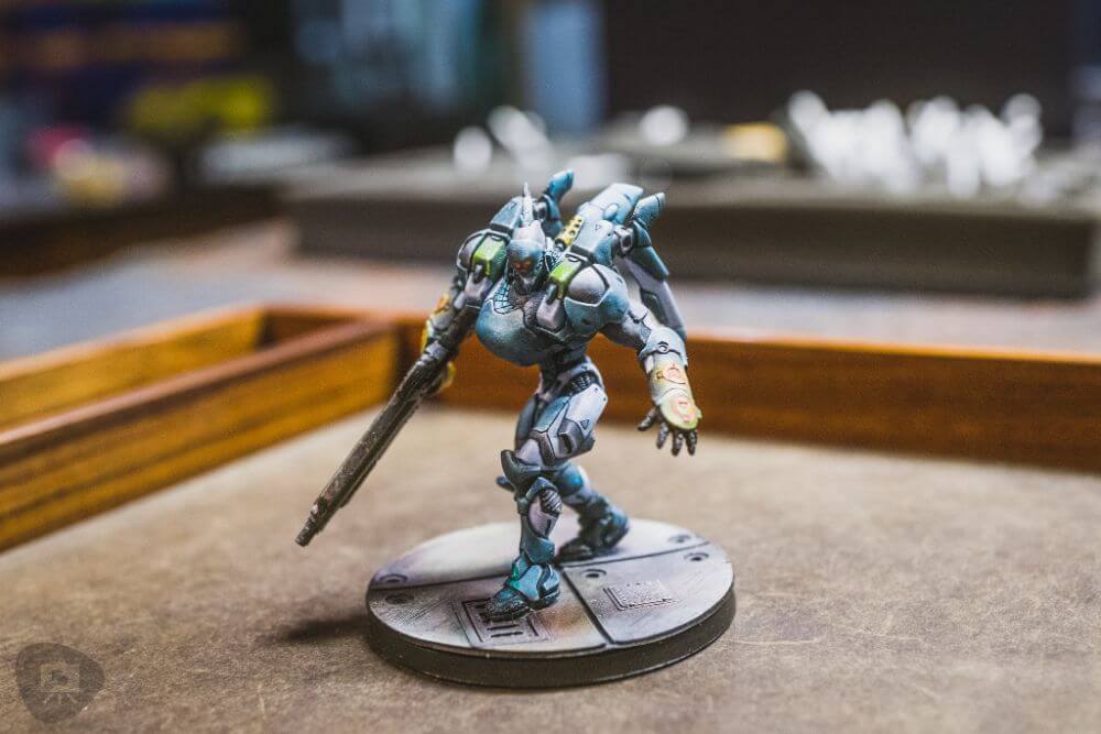 CRI lighting guide and reference for miniature painters and hobbyists - color rendering index for artists, miniature painters, and modelers - Ambient lighting overhead on tag