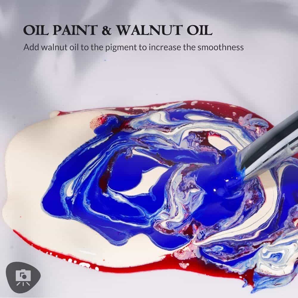 Paul Rubens Oil Paint Review for Miniature Painting - oil paint review paul ruben for painting miniatures - walnut oil mixture