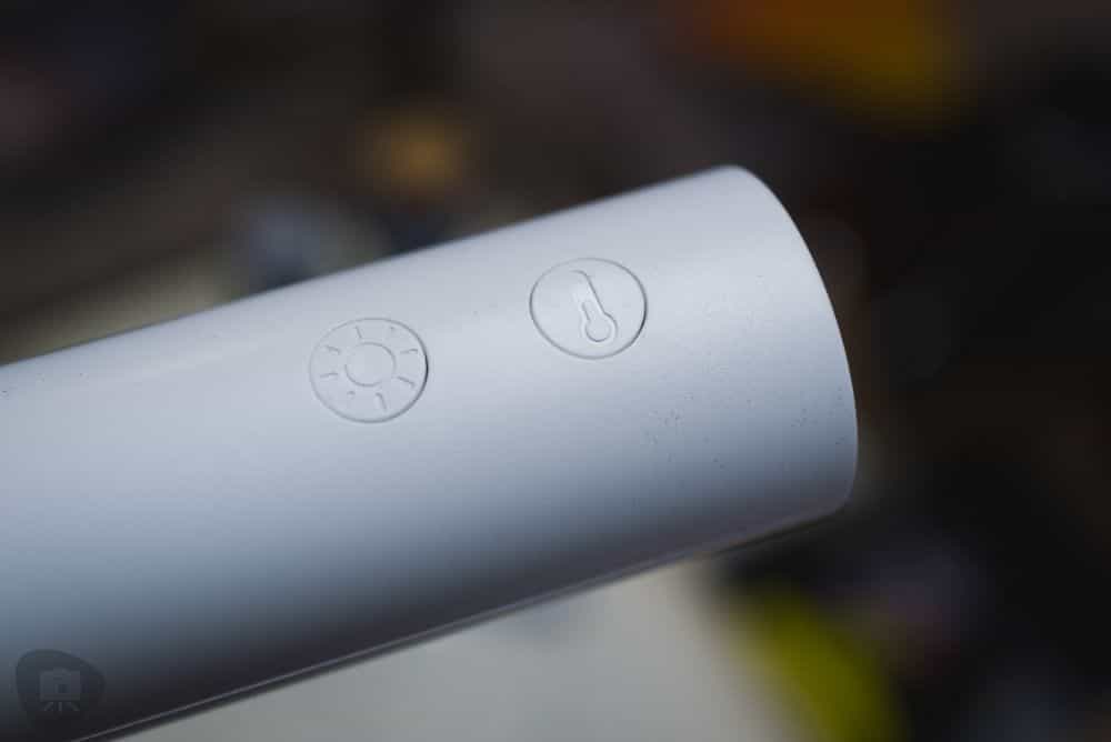 UberLight Flex Portable Miniature Hobby Lamp (Review) - two button operation