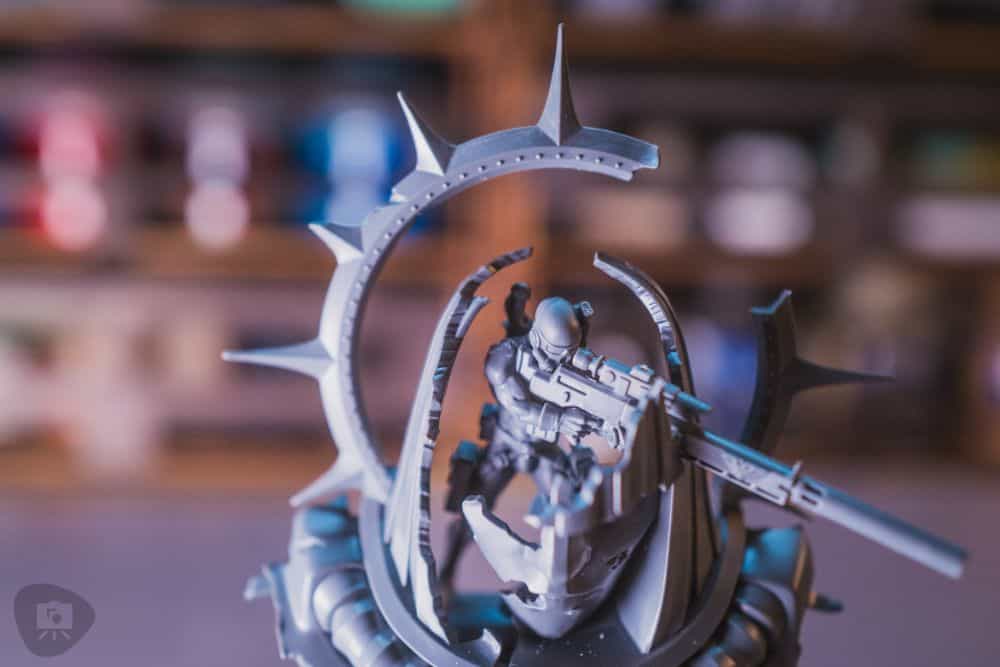 Plastic model close up from Warhammer 40k Games Workshop Citadel miniature