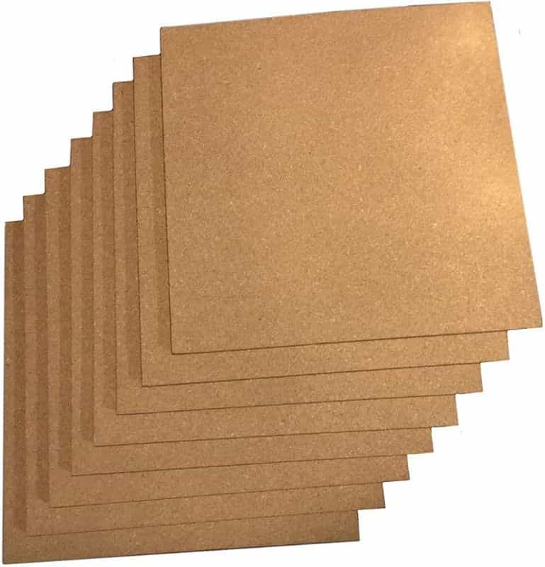 Miniature Basing Materials for Model Hobby Projects (Tips and Review) - best basing material for miniatures and models - cork board flat sheets 