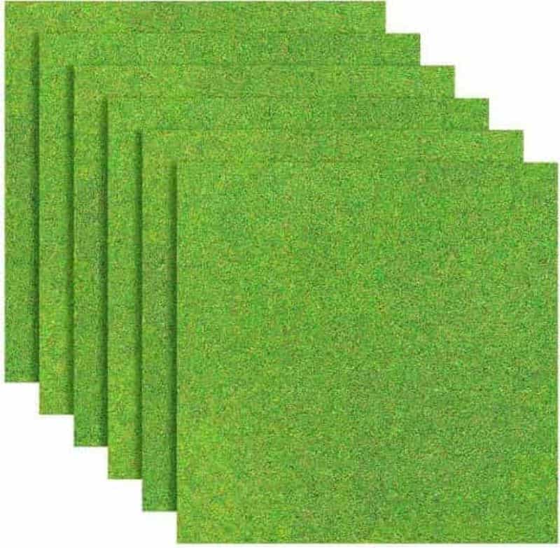 Miniature Basing Materials for Model Hobby Projects (Tips and Review) - best basing material for miniatures and models - Grass mats as basing ground material