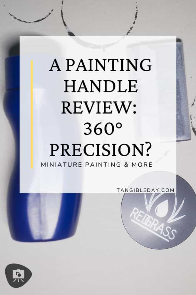 Redgrassgames RGG 360 V2 Painting Handle for Miniature - Blue