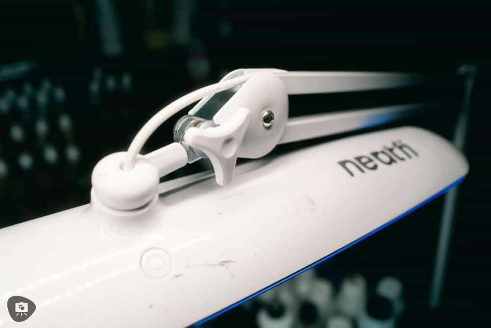 Neatfi Xl task lamp top down view angled photo