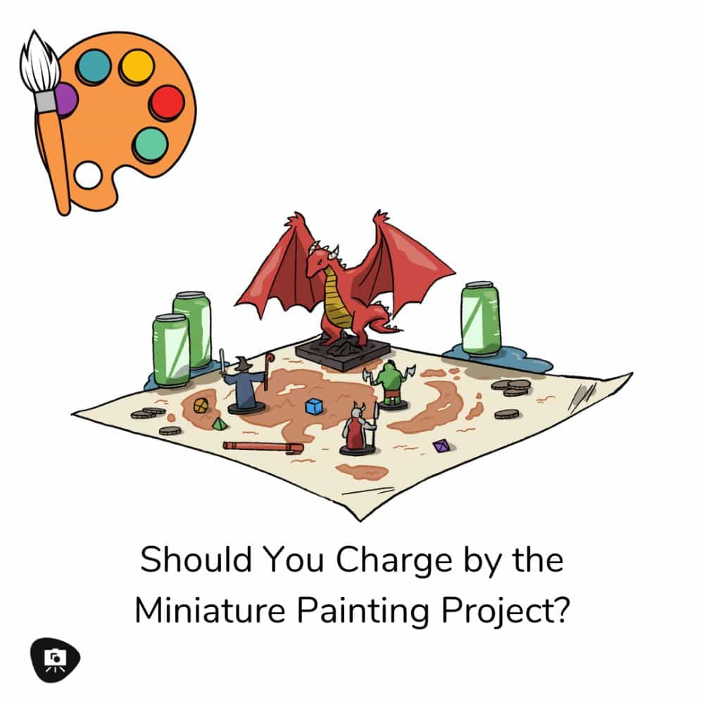 Can You Make a Living Painting Miniatures Full Time? - How to paint miniatures as a business - Should you charge by the project?