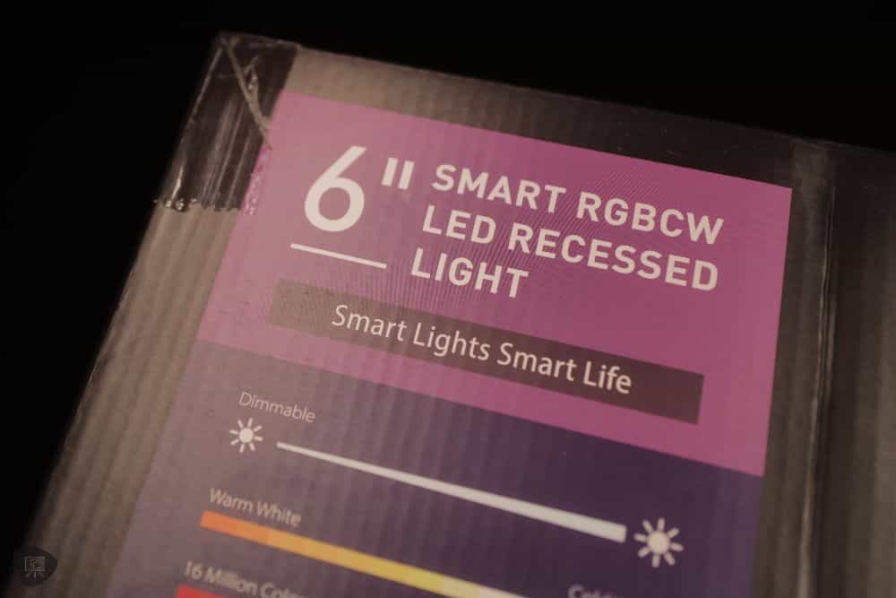 best smart LED recessed lights - smart recessed lighting - 6 inch smart RGBCW led recessed light brand cover