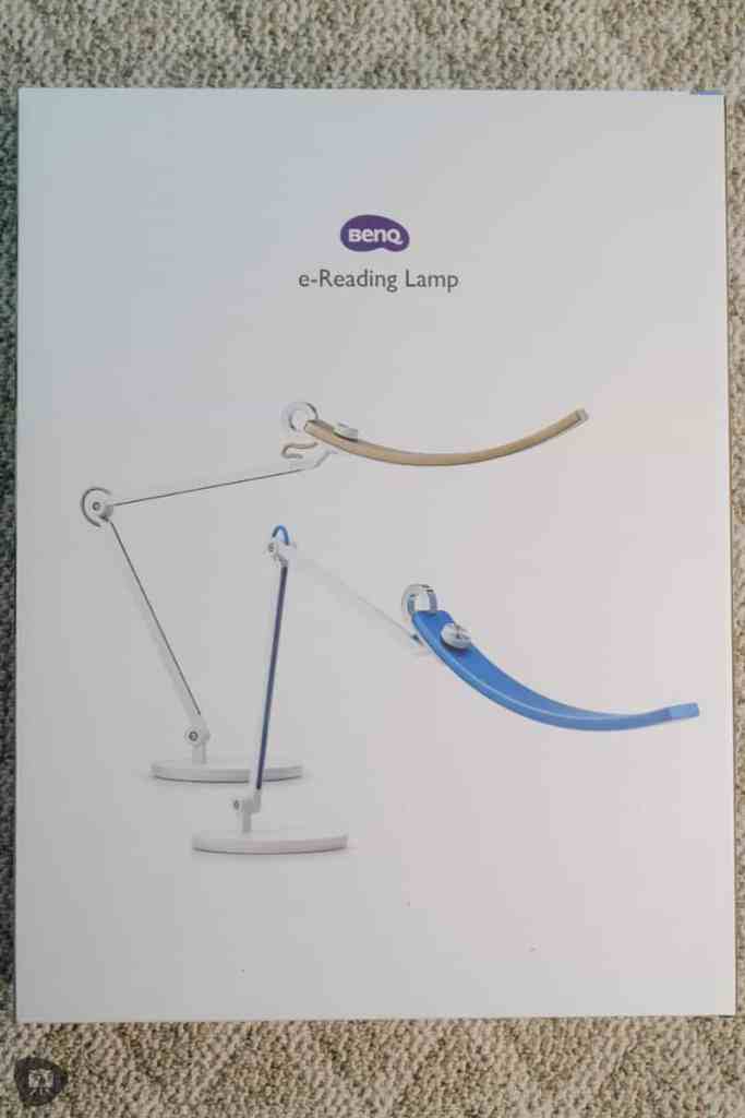 benq desk lamp review - BenQ lamp review - Benq Lamp for painting miniatures - Top down flat lay photo of box image of lamps