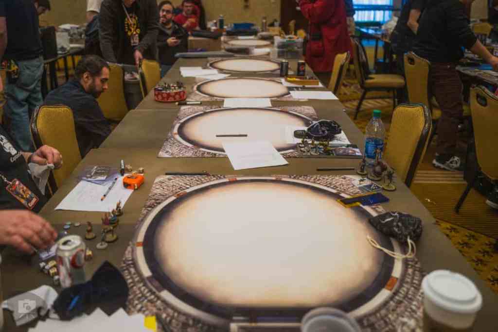 Running a Successful Hobby Gaming Convention: The Hidden Magic and Mayhem Behind CaptainCon - tabletop leveled and ready for gamers to start tournament