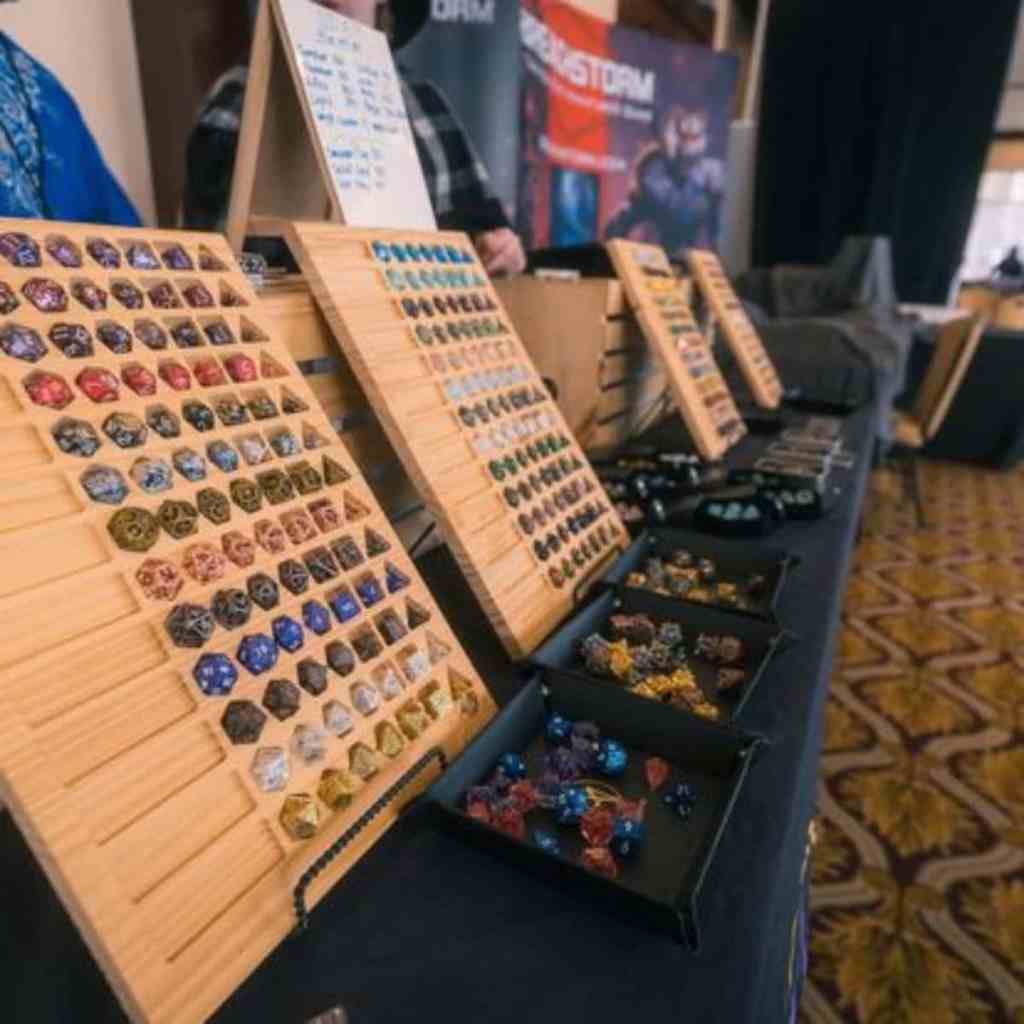 Running a Successful Hobby Gaming Convention: The Hidden Magic and Mayhem Behind CaptainCon - DnD dice sets