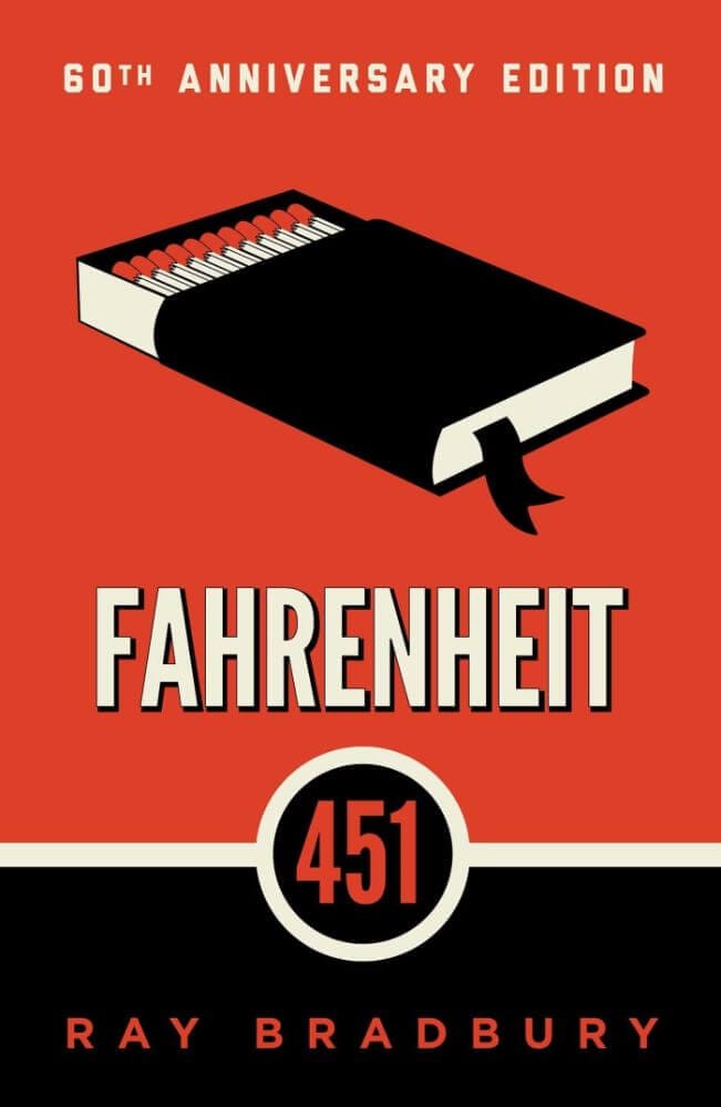 How Inflation and a Bad Economy Can Fuel Your Creative Writing - creativity and art during hard economic times - Book cover for Fahrenheit 451 by Ray Bradbury