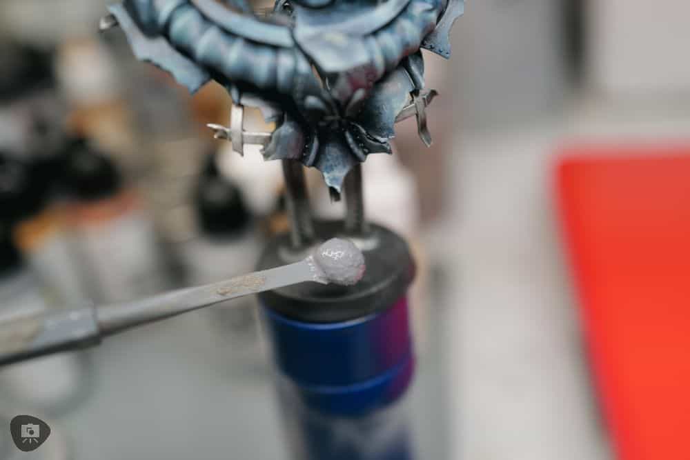 My Favorite Citadel Technical Paint and How to Use Astrogranite Debris (Review) - citadel texture paint astrogranite review and tutorial - Technical texture tool loaded with citadel astrogranite debris paste