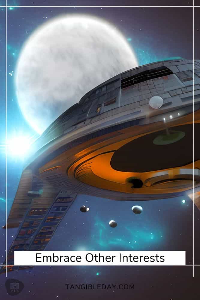 How to Be Different in Your Miniature Painting and Art - how to develop a distinct artistic voice miniature painting - a space fairing ship as a metaphor for other interests