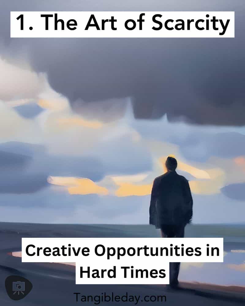 How Inflation and a Bad Economy Can Fuel Your Creative Writing - creativity and art during hard economic times - The art of scarcity