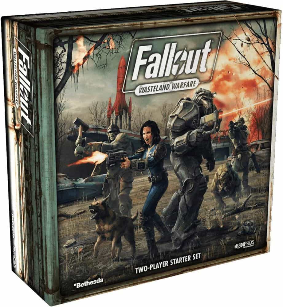 Battle-Ready: Fallout Miniatures Review - Fallout Game Plastic Miniatures set - Fallout wasteland warfare starter miniature game box