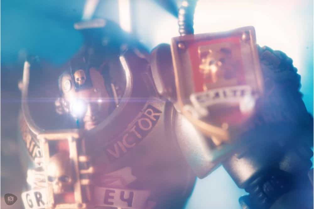 How to Build Emotional Resilience Against Judgement (Editorial) - a JoyToy Warhammer 40k action figure photographed with a grimdark theme