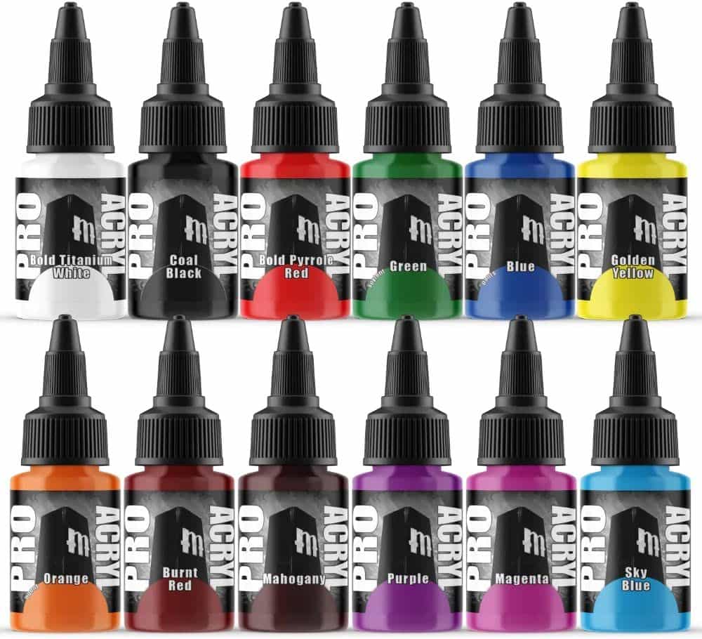 Understanding Acrylic Paint for Miniature Hobbies: Uses, Types, and Best Picks (Guide) - Pro Acryl Hobby acrylic paints base set photo
