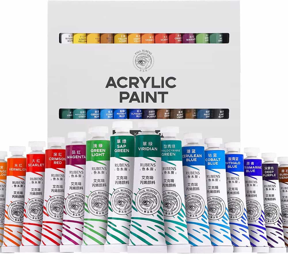 Understanding Acrylic Paint for Miniature Hobbies: Uses, Types, and Best Picks (Guide) - Paul Rubens paint in tubes for acrylic artists