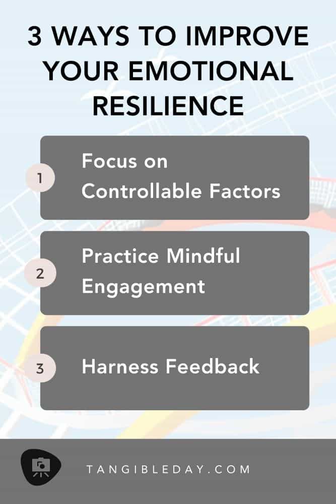 How to Build Emotional Resilience Against Judgement (Editorial) - Infographic showing the 3 ways to build emotional resilience to judgement