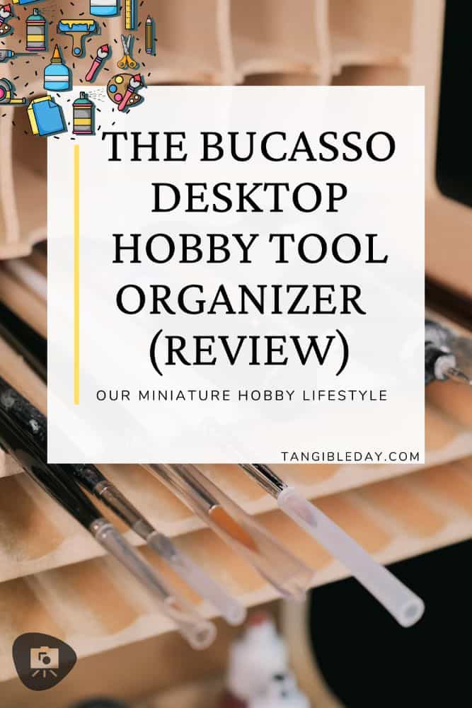 Bucasso GK2 Model Paint Rack, Wooden Paint Organizer, Model Tool Storage  Rack, Craft Supplies Storage, Brush/Tool Holder