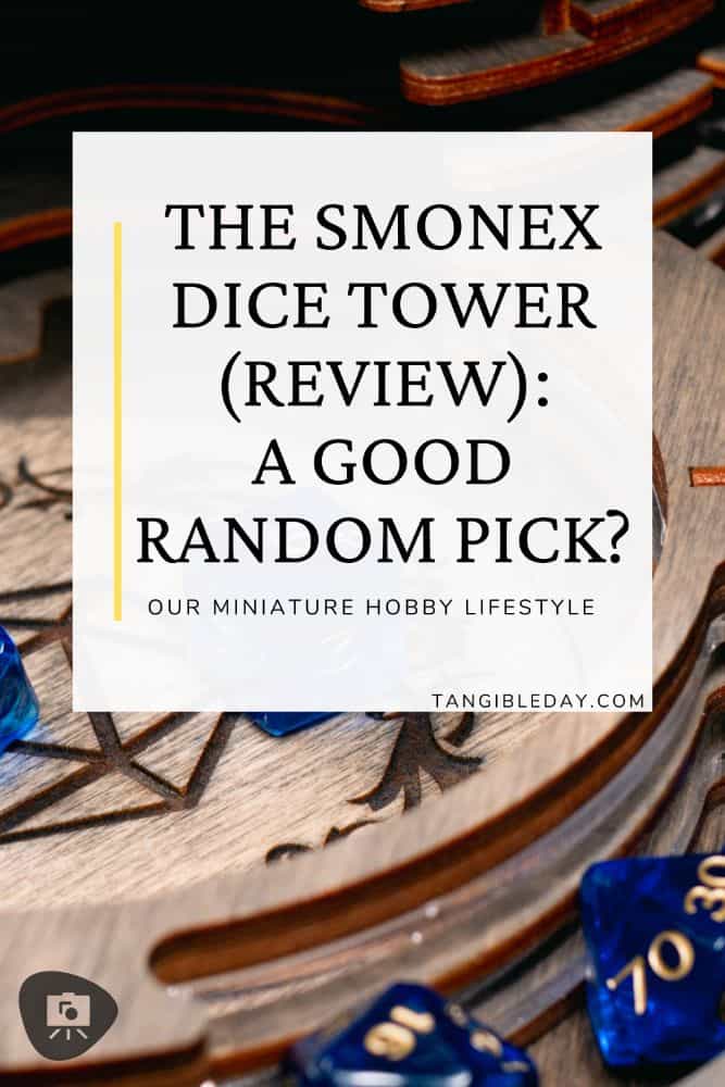 SMONEX Dice Tower Review - vertical feature banner image
