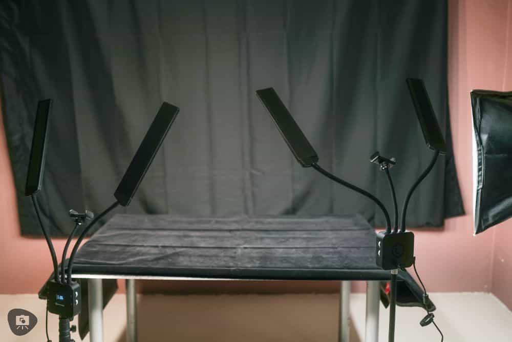 Lume Cube Flex Light Pro: A Review for Hobbyists and Creatives - Two units side by side in a photography studio