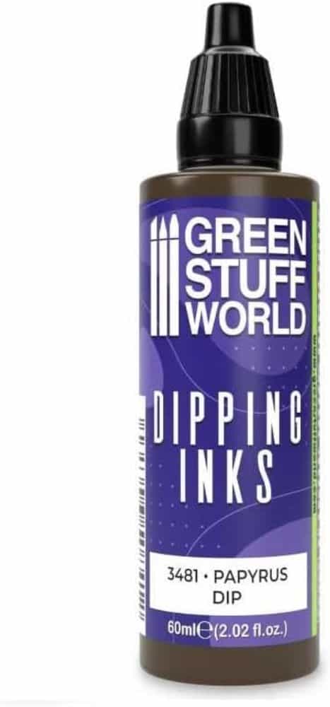 Zenithal Dry Brushing to "SlapChop" Paint Miniatures - Green stuff world dipping ink product photo of bottle