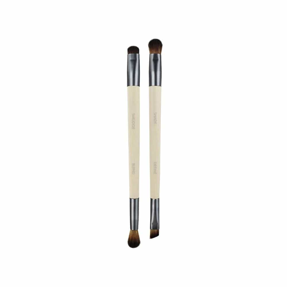 Zenithal Dry Brushing to "SlapChop" Paint Miniatures - product photo of generic cosmetic brushes side by side