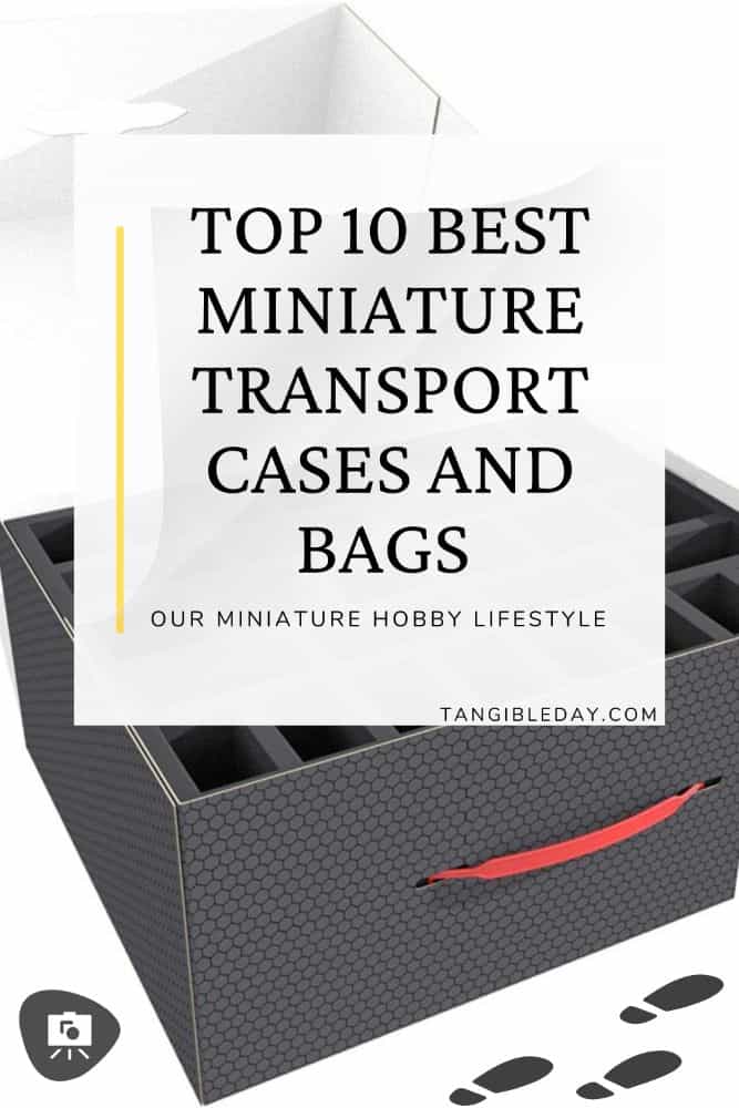 Best army transport bag and case - wargaming miniatures model transportation and storage systems - Best foam transport painted miniature storage and travel bags and cases review - vertical feature banner image