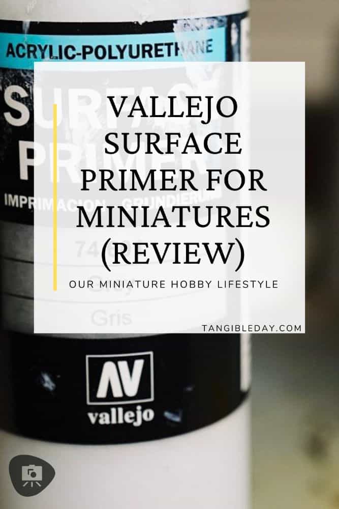Vallejo surface primer review and tips for use - vertical feature banner image
