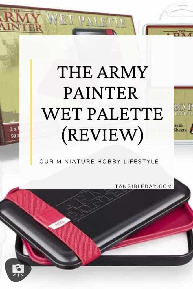 Army Painter wet palette review - feature vertical banner image
