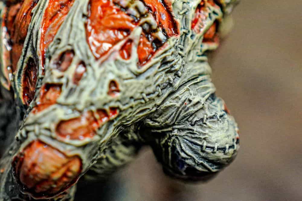 3 ways to use dry brushing on miniatures - chalky dry brush effect close up photo demonstration