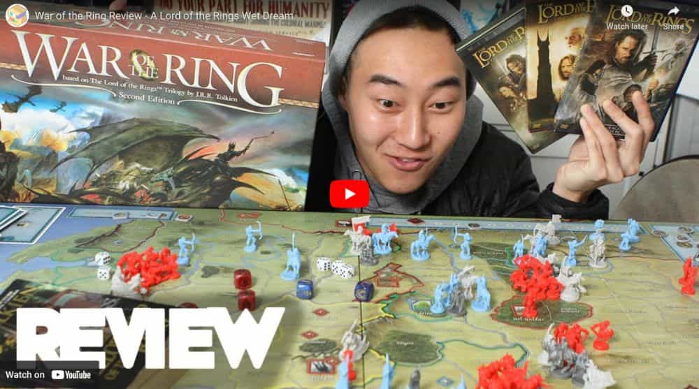 Video showing how to play War of the Ring Board Game screenshot from youtube