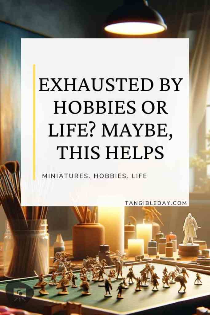 Exhausted by Your Hobbies? Hobby life burnout a journal passage - banner image feature