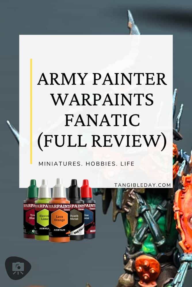 Army Painter Fanatic Paint Line review - vertical feature image banner
