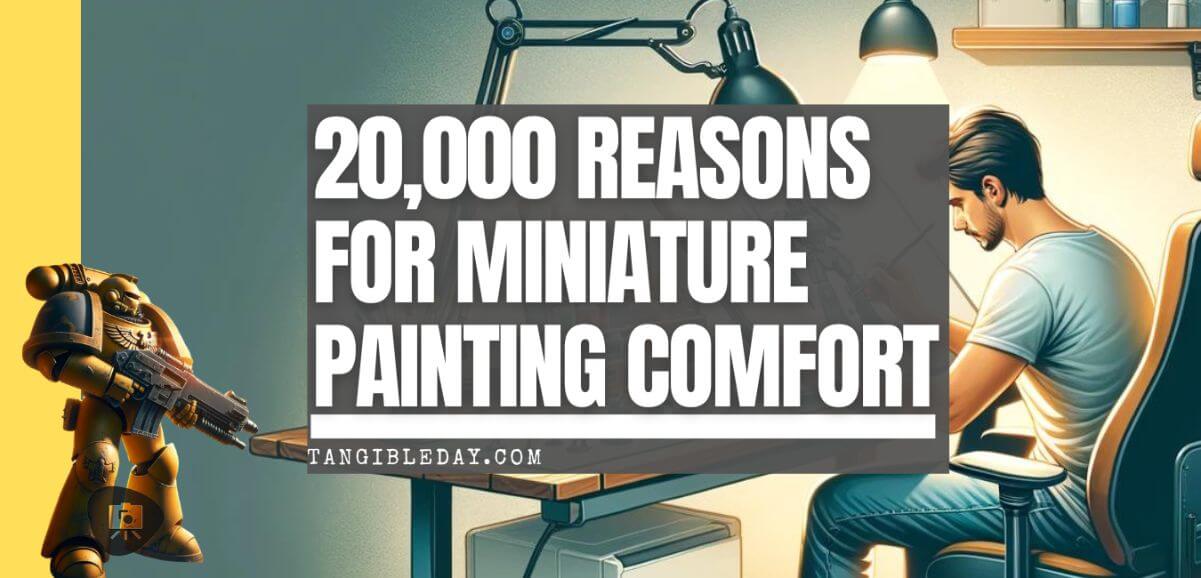 Lessons from 20,000 Steps: The Impact of Comfort in Miniature Painting
