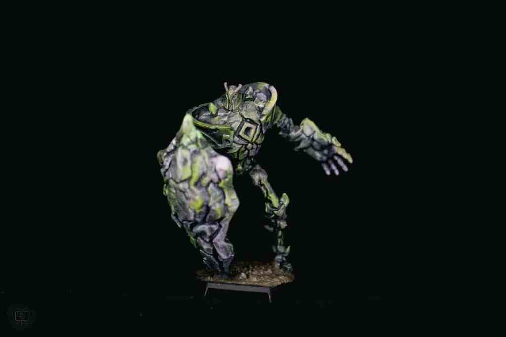 Front right side of finished painted miniature