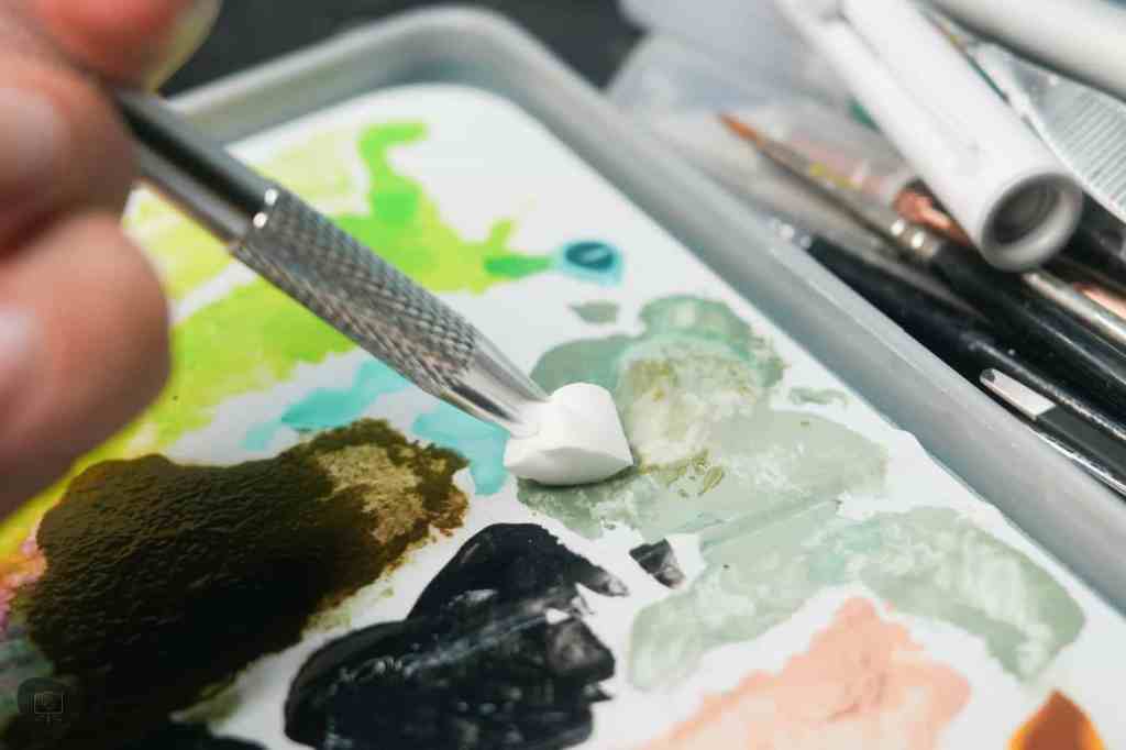 Loading Paint with Sponge Tool