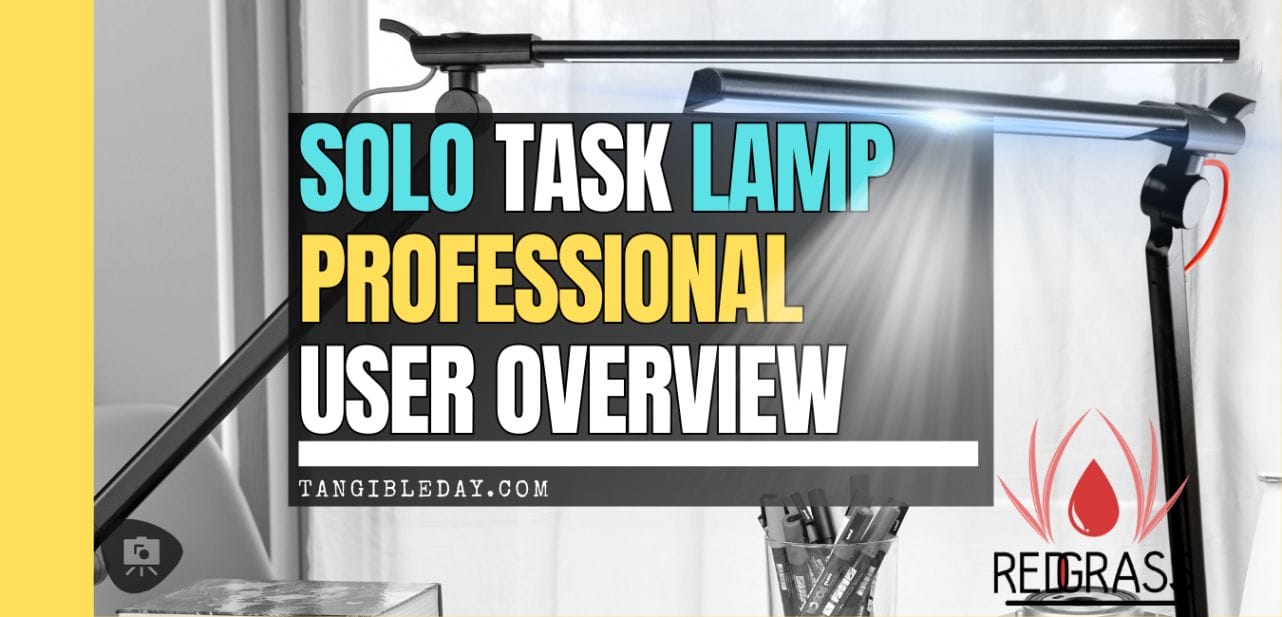SOLO Task Lamp (Overview): Portable Lighting for Miniature Hobbies
