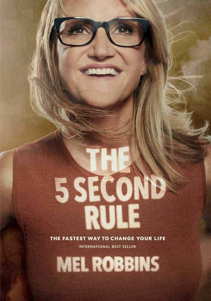 The 5-Second Rule book cover by Mel Robbins featured in ADHD focus and motivation article on TangibleDay.com
